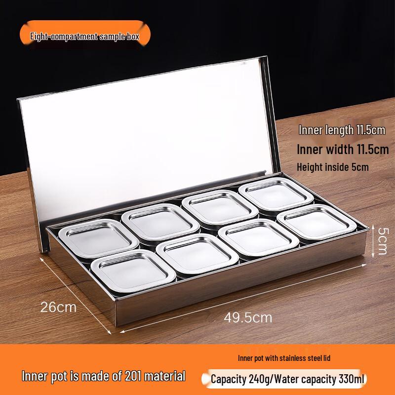 Stainless Steel Food Sample Box Set