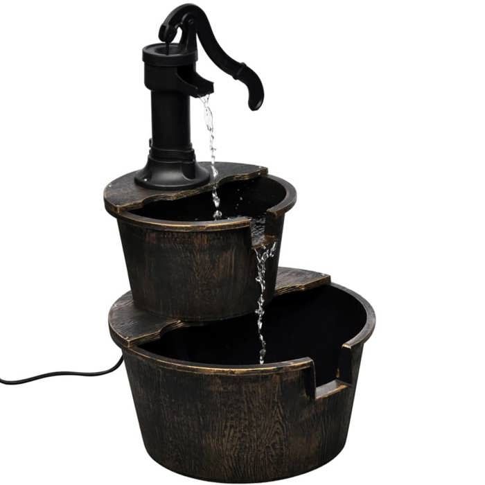 VidaXL Fontaine Design de Pompe de Puits Décoration Intérieur Maison Salon 40539