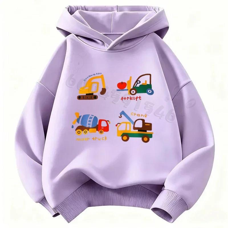 Boys' and Girls' Warm Sports Pullover ShirtsLatest Trendy Children's Casual Hooded Sweater with Cute Cartoon Patterns