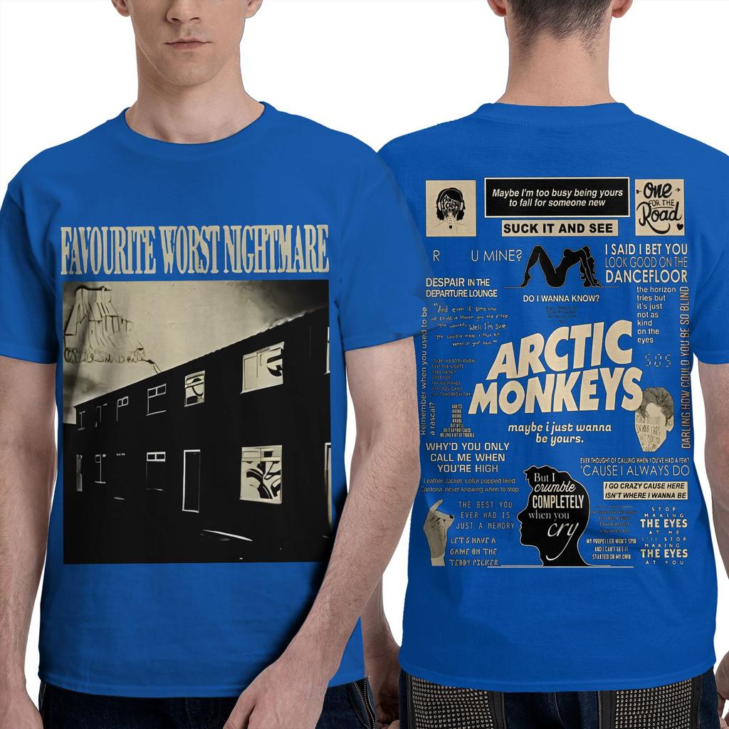 Arctic Monkeys T-Shirt Erwachsene Hip Hop Awesome 100 Baumwolle T-Shirts Sommer Rundhals Beliebtes T-Shirt Bedruckte Übergroße Kleidung