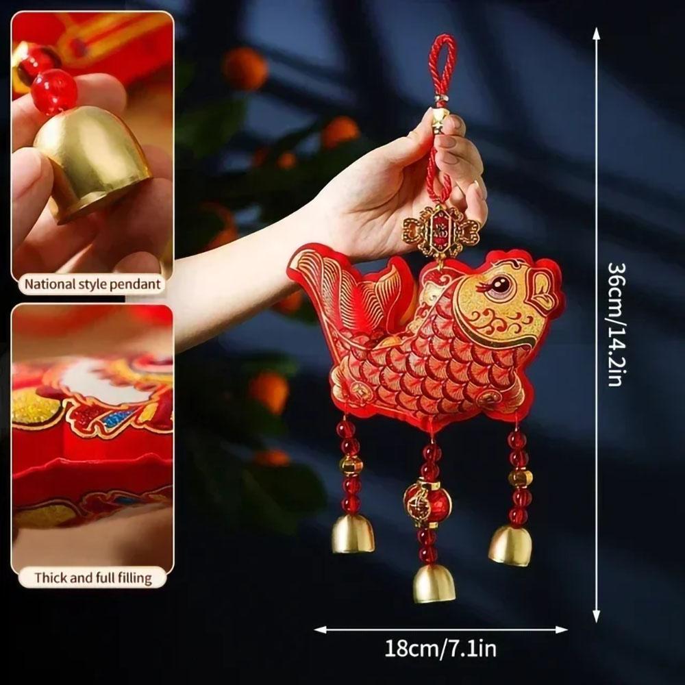 

Chinese New Year Hanging Decoration Chinese Dragon Year Fu Character Ornament Spring Festival Tet Wall Decor Living Room Layout