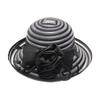 Curled Sun Hat Temperament Flower Wedding Dress Top Hat Women'S Summer Cloth Strip Mesh Sun Protection Sun Hat
