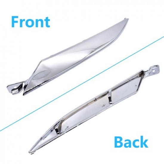 Right + Left Front Hood Grille Extension Molding Trim Fits 19-21 Honda HRV HR-V