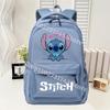 Disney Stitch Large Capacity Backpack Kids Boys Girls School Supplies Storage Bag Anime Fashion Student Bookbag