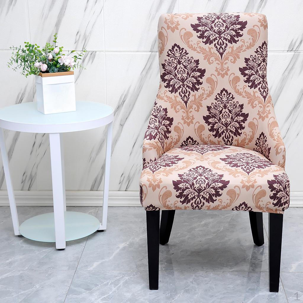 Dining Cover Printing Elastic for HotelDining RoomWedding Brown 1360₽