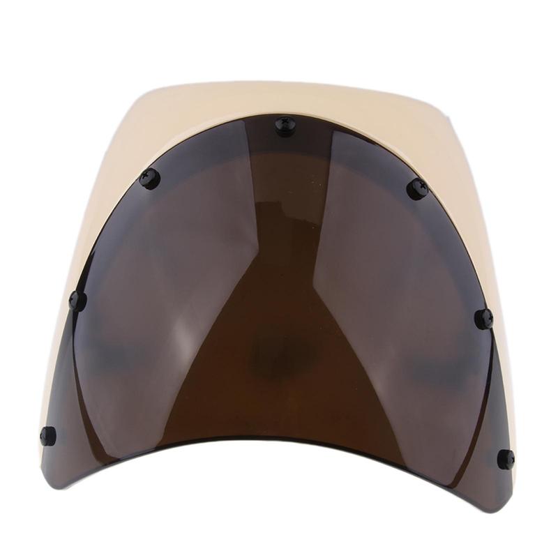 Motorcycle Headlight Fairing Windscreen Plastic Material Windshield Cover for Universal Motorbike Use