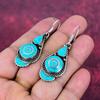 Turquoise Earrings, 925 Solid Sterling Silver Gemstone Jewelry, Handmade Nepali Earrings, For Thanksgiving