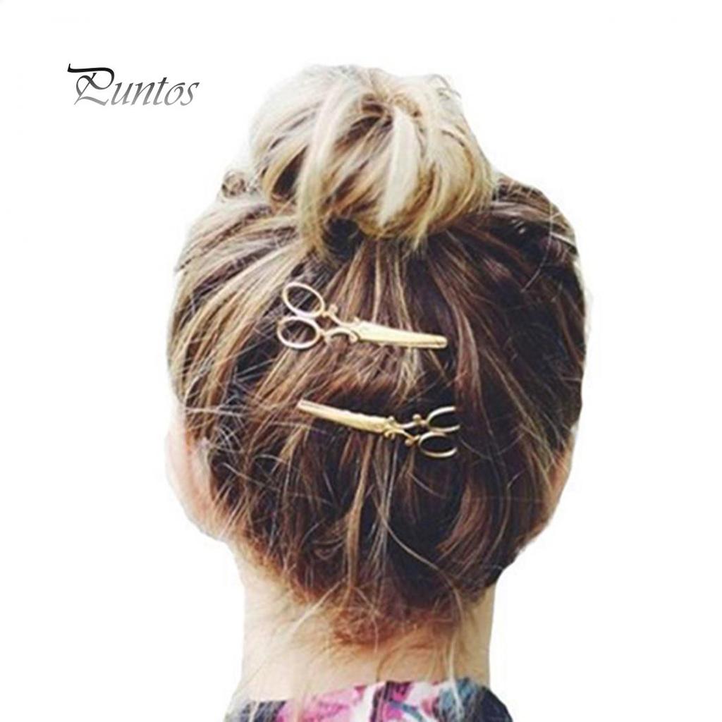 Fashionable 1 Pc Delicate Women Girl Creative Scissors Hair Clip Hairpin Bobby Pin Accessory