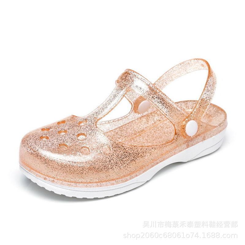 New Summer Hole Shoes Women's Sandals Jelly Shoes Women's Cool Slippers Nurse Shoes Garden Shoes