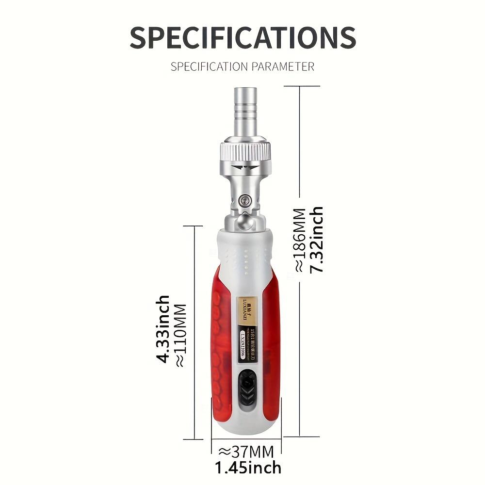 15in 1 Portable Precision Ratchet Screwdriver Set with Magnetic Bit, Multifunctional Repair Tool Combination Tool