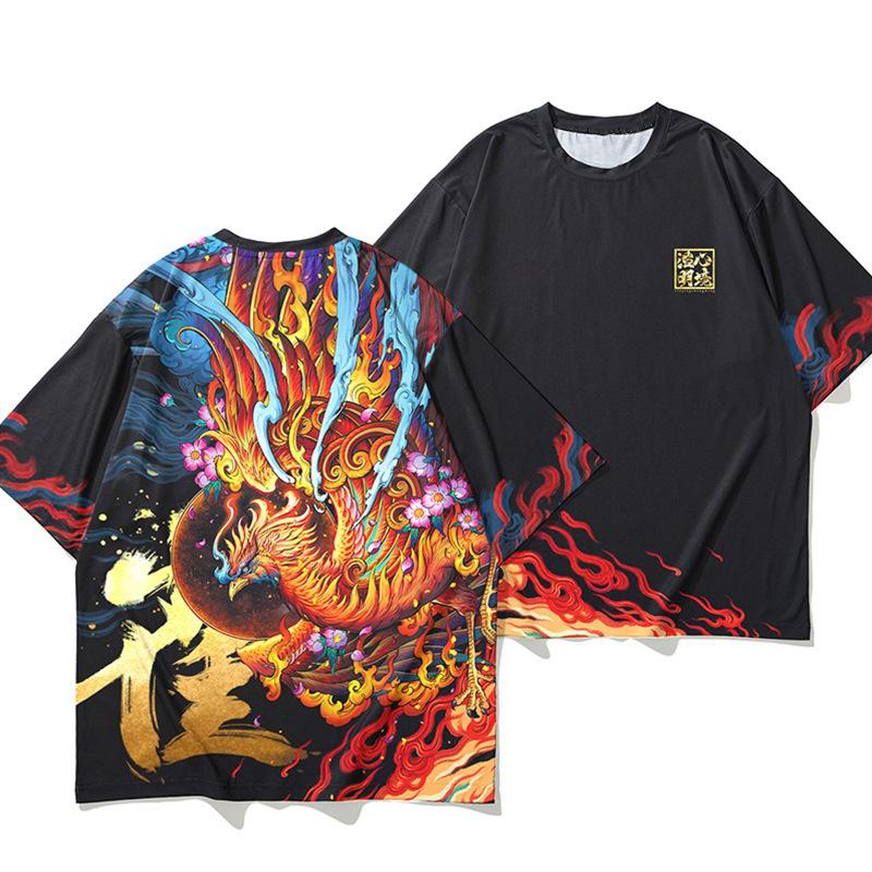 Summer T-shirt 3D Cartoon Animation Printed T-shirt Short Sleeved T-shirt Top