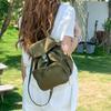 Foreign style texture simple leisure trend personalized small backpack 2025 summer new women's niche design backpack