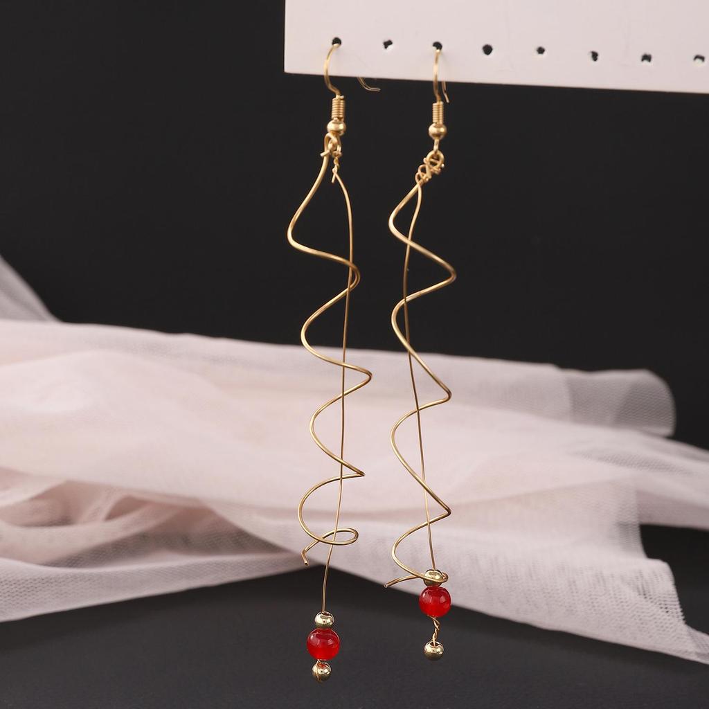 Luxury Flower Diamond Tassel Long Earrings: Elegant Alloy Leaf Design