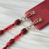 New Phone Accessory Long Cellphone Chain Anti Lost Universal Beaded Shoulder Neck Crossbody Phone Strap Phone Case Holder Chain