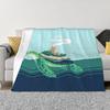 Gentle Sea Monster (Pixel) Custom Gift An Ultra-Soft Micro Fleece Blanket