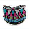 European American Women's Hair Band African Print Pattern Wide Edge Elastic Knot Sports Yoga Headband Women's Headwear Hair