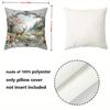 Deer And Forest Scenes Floral Decorative Cushion Covers Polyester pillowcase, sofa decorative cushion cov Headboard Pillow