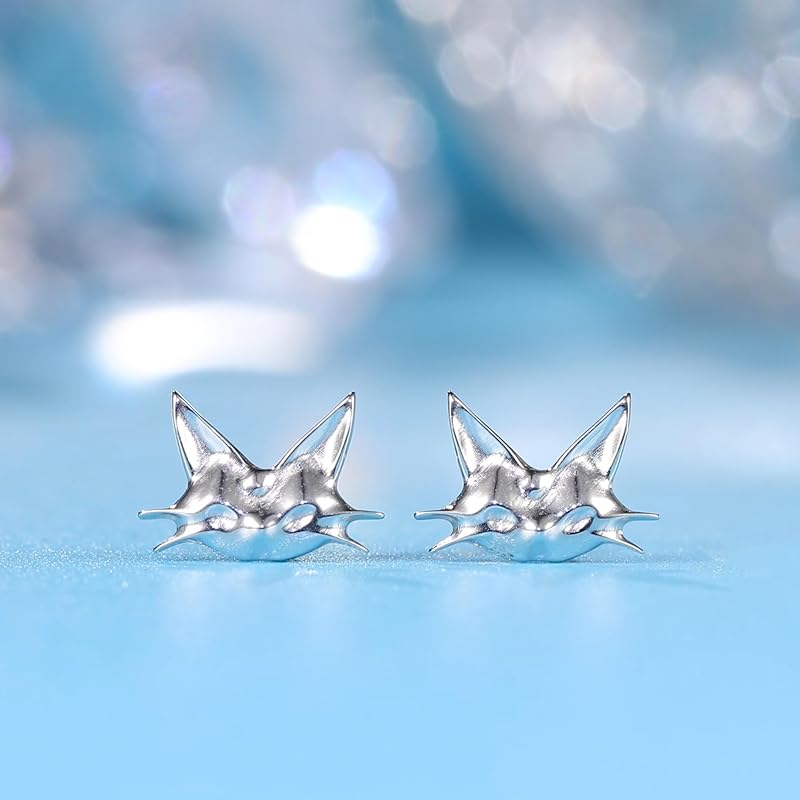 Limerencia Pure Chita Earrings Medical Titanium Earrings Compatible with Metal Allergies Leaving the Second Piercing On 1 Pair for Sensitive Ears