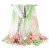 Chiffon Scarf for Women In Summer Ethnic Style New Style Gauze Scarf Korean Version for Women Versatile Sun Protection Shawl