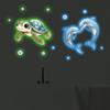Yousheng Glow in The Dark Toilet Seat Sticker Sea Turtle Whale Bathroom Wall Decal under The Sea Ocean Sticker for Toilet Tank Lid