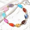 Trendy Resin Bead Chokers Necklace Elastic Cord Fit All Neck Size Great For Parties