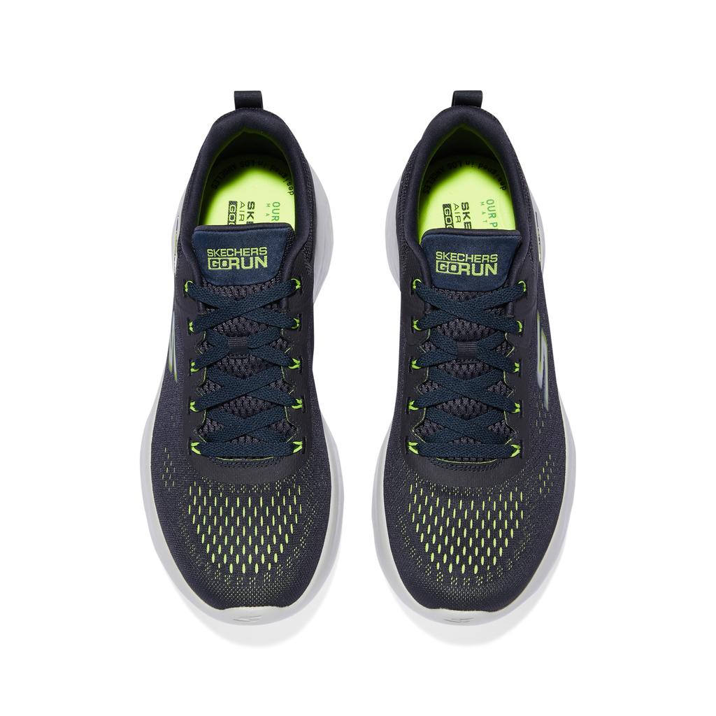 Skechers Go Run Lite Confortables Amortissantes Durables Basse Cheville Chaussures de Course Homme sneaker Noir Jaune 220894-NVLM