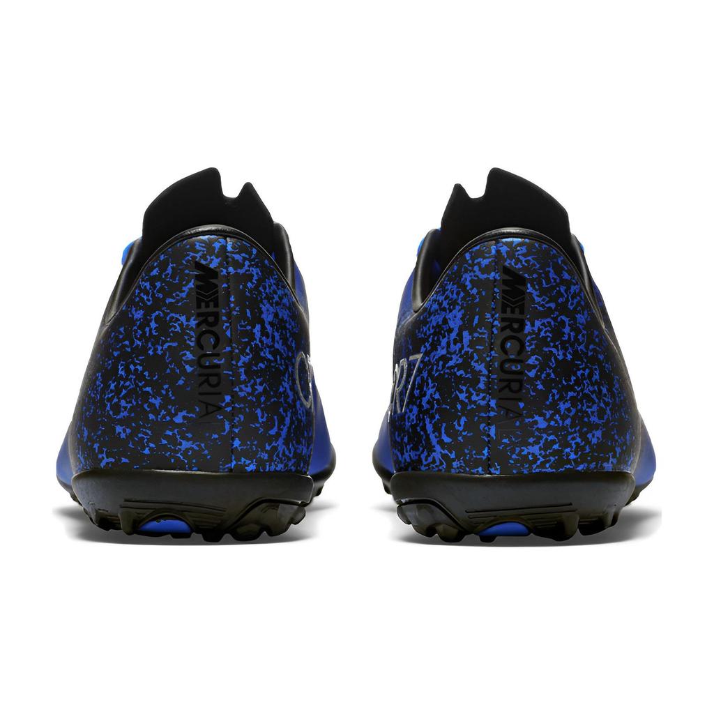 Nike Mercurial Victory 5 CR7 TF Turf Soccer Shoes Kids Soccer Shoes Blue Black 684853-404