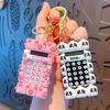 Red Panda & Pig Educational Maze Calculator Keychain - Multifunctional Backpack Pendant Gift