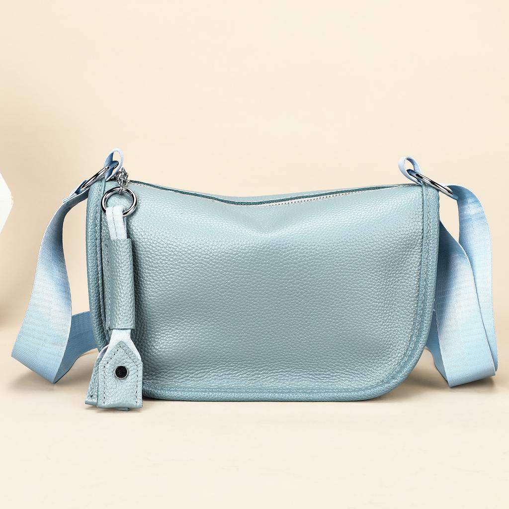 Hot Selling Top Layer Cowhide Women's Shoulder Bag, New Fashionable and Versatile, High-end Texture Single Shoulder Bag, Crossbody Bag