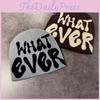 Lettered Ever What Knit Cap Unisex Cold Weather Outdoor Sport Daily Travel Wear