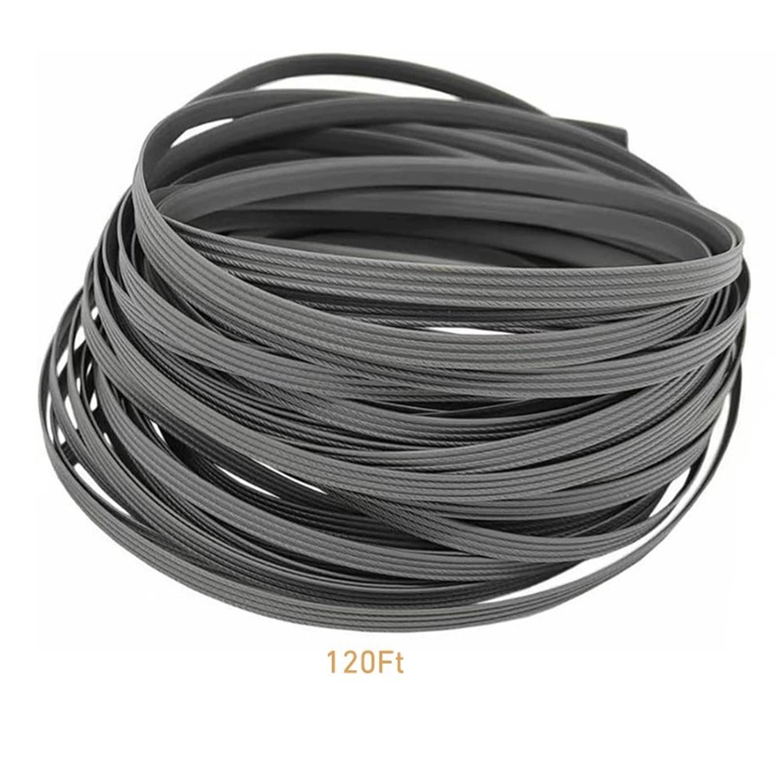 

Набор для ремонта ротанговой мебели, 120 футов плоский пластиковый плетеный материал для вязания и ремонта ротангового кресла, стола, корзины своими руками(белый) one size