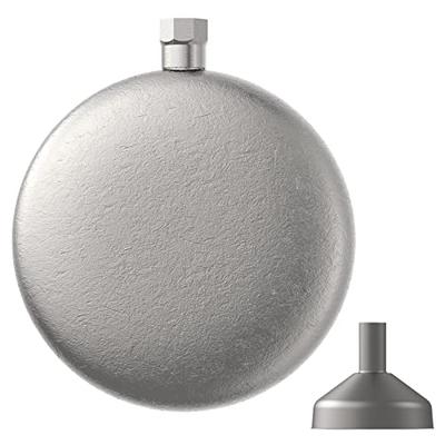 TIANDLIFE Titanflasche, 160ml, mit Titan-Trichter, Rostbeständig, Kompakt, Tragbar, für Whiskey, Wein, Sake und Brennstoff, Leicht, Perfekt für
