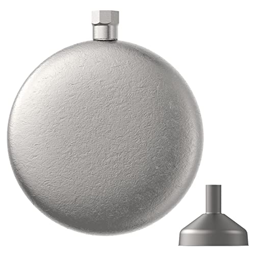 

TIANDLIFE Titanium Flask, 160ml, with Titanium Funnel, Rust-Resistant, Compact, Portable, for Whiskey, Wine, Sake, and Fuel, Lightweight, Perfect for