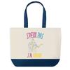 Tote Bag - PLANETEE - I Can't Guitar - Blue - Cotton - 40 X 45 Cm