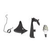 Benzin-Kettensäge Zündkerzen-Kit ABS Eisen Gashebel Zündkerze für Husqvarna 340 345 346XP 350 351 353 357XP 359