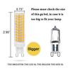 18W 124LEDs LED Corn Light Bulb Lighting Cool/Warm White Headlight G9 Ceiling Lights Bright SMD2835 Decor Room AC110V/220V Bulbs