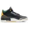 Air Jordan 3 Retro SE Animal Instinct 2.0 Unisex Sneakers Black White Gorge-Green CV3583-003