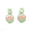 Acrylic Flower Dangle Earrings with Cute Design & 925 Silver Ear Pins for Women
