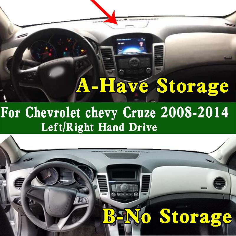 For Chevrolet Chevy Cruze J300 CP1 LT RS 2008-14 Dashmat Dashboard Cover trument Panel Pad Dash Mat Anti-Dirt Proof Ornaments