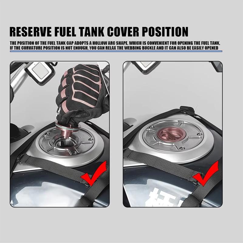 Sturdy Motorcycle Saddle Bag Mounting Base Universal Tank Side Bag Hanging Bracket for Front Load Secure Attachment