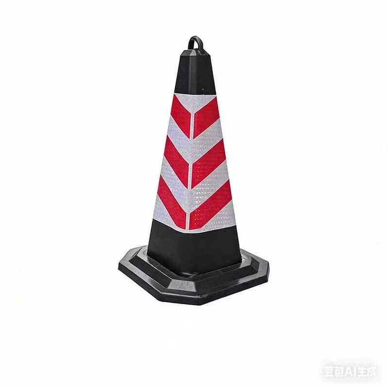 DAXTE Reflective Rubber Traffic Cone