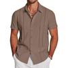 Men's 3D Printed Hawaiian Short Sleeve Vacation Shirt
