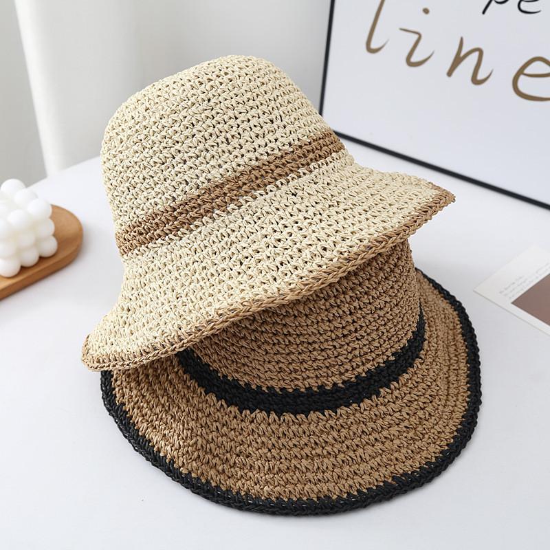 Summer Straw Hat For Women With Wide Brim Sun Protection And Breathable Natural Style
