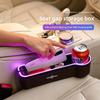 CXVA5 LED Light Car Seat Gap Storage Case Box For M Performance G26 F11 F30 E90 E46 E60 E39 Car Interior Storage Pocket Cup Holder
