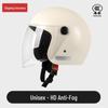 Unisex C-Certified Electric Vehicle Helmet - Anti-Fog, All-Season Warm Safety Gear for Autumn/Winter