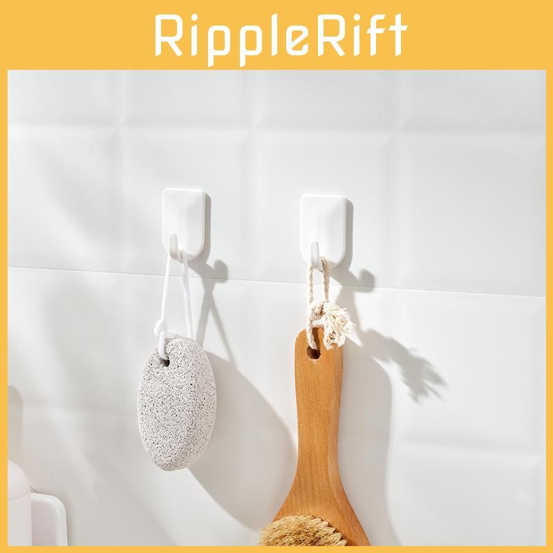 Plastic Adhesive Hook For Home Wall Mount No Trace Kitchen Storage Key Organizer