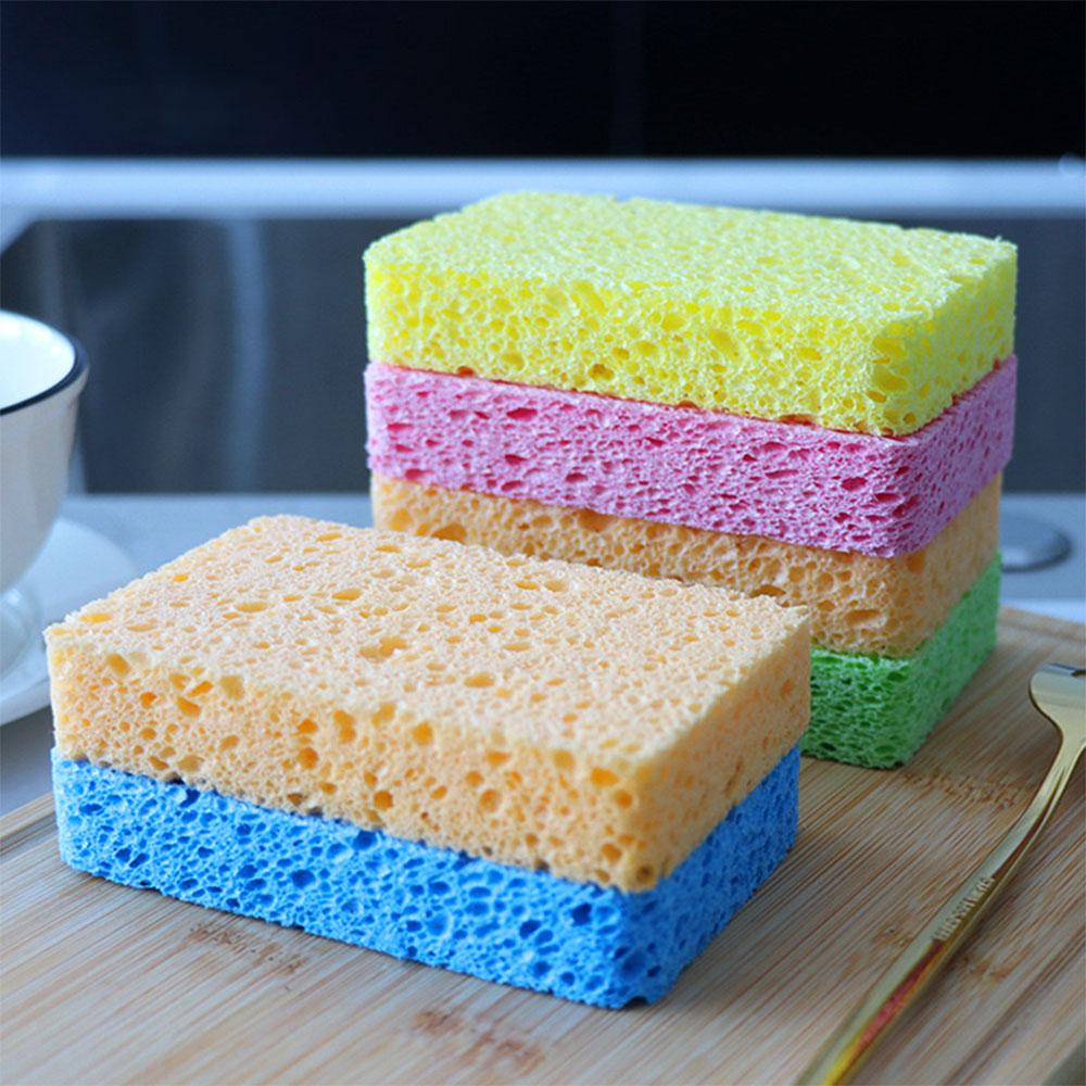 Spongen Compressed Cellulose Dish Natural Wood Pulp Spongen Kitchen Bathroom Cars Cleaning Supplies Cleaning Tool