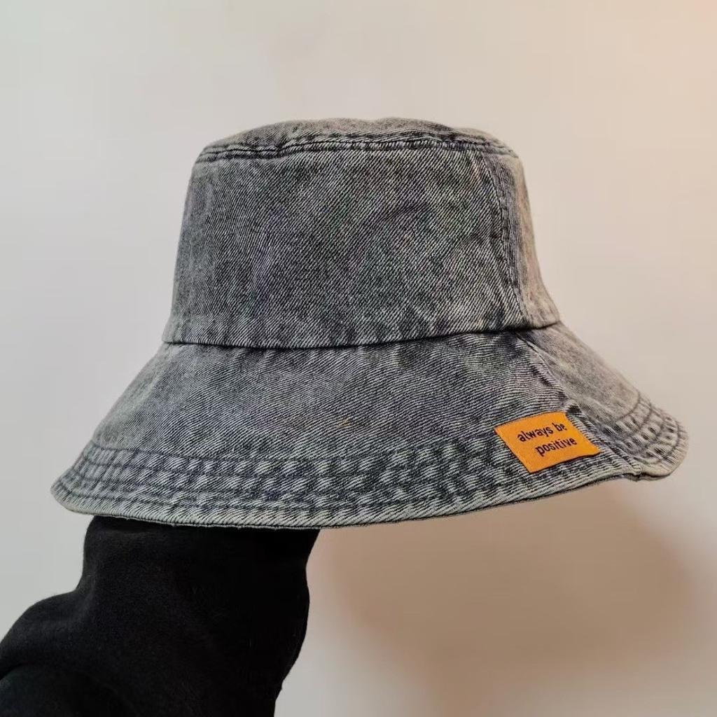 Chapeau de pêcheur rétro en denim à large bord pour femmes, printemps et été, chapeau de bassin d'extérieur polyvalent avec pare-soleil pour hommes