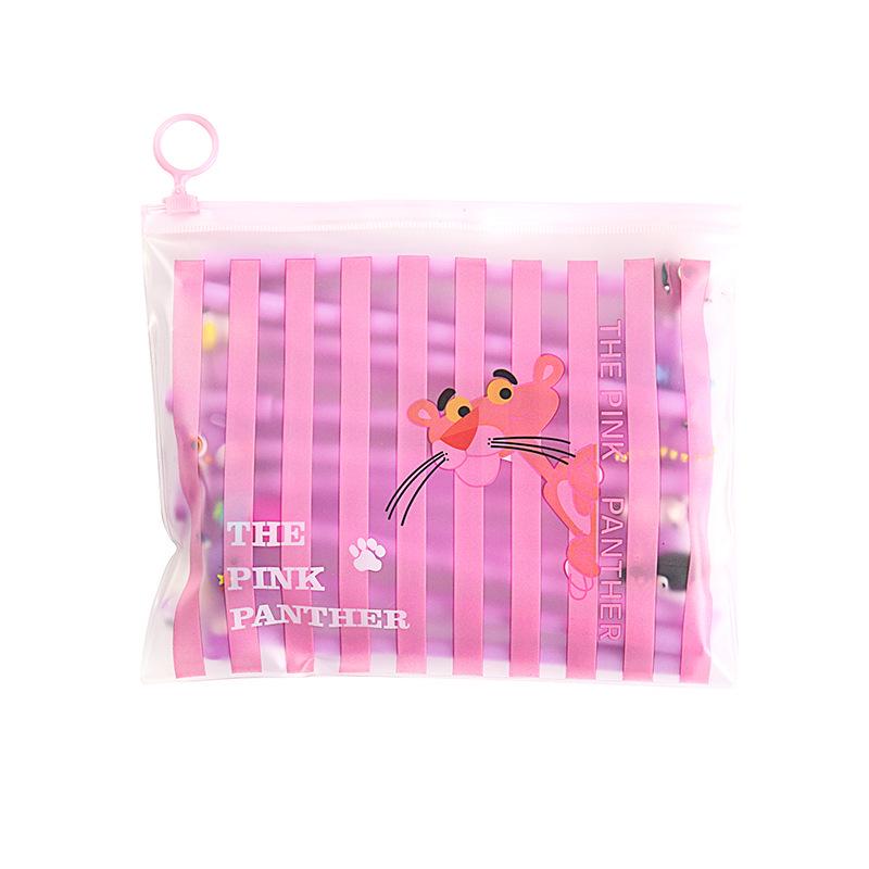 Korean Style Cute Cartoon 5-Piece Neutral Pen Set for Students, Water-Based Ink