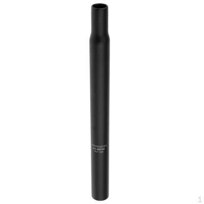 Bike Seat Post 27.2mm Seatpost Shock Absorbing Black/Silver